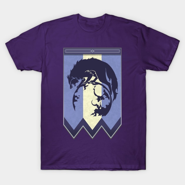 Fire Emblem 3 Houses: Ashen Wolves Banner T-Shirt by Xitokys